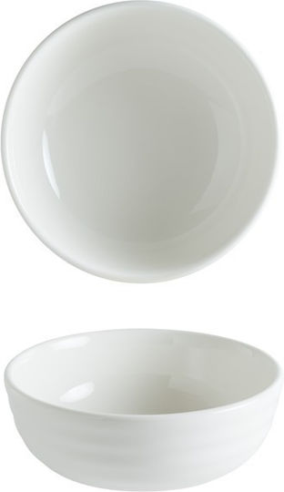 Bonna Cereal Serving Bowl Round made of Porcelain White with Diameter 14cm 12pcs