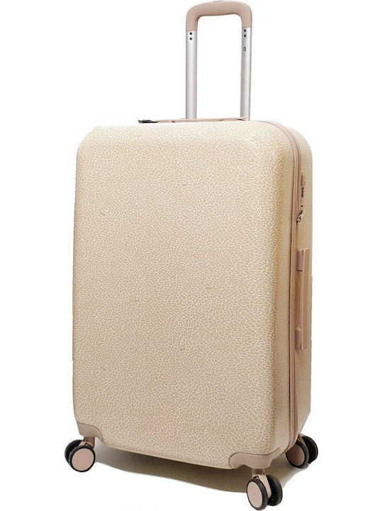 Y Not? LIF-23003 Große Hart Reise Koffer Beige ...