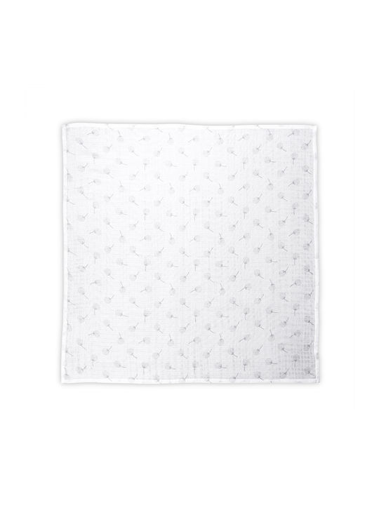 Lorelli Swaddle Scutec din Muselină Gri 80x80εκ.