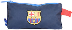 Sunce Fabric Pencil Case with 1 Compartment Blue