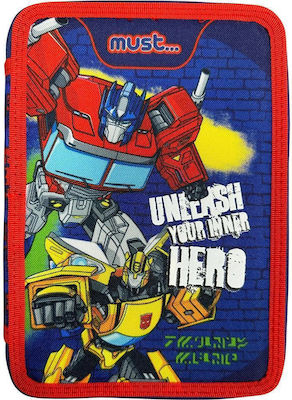 Must Transformers Unlease Your Inner Hero Pencil Case Full with 2 Compartments Multicolored