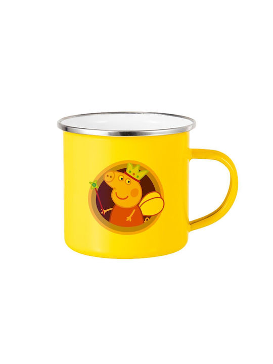 Koupakoupa Enamel Cup Yellow 360ml