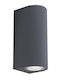 Bot Lighting Wall-Mounted Outdoor Spot Light GU10 IP54 Double Beam
