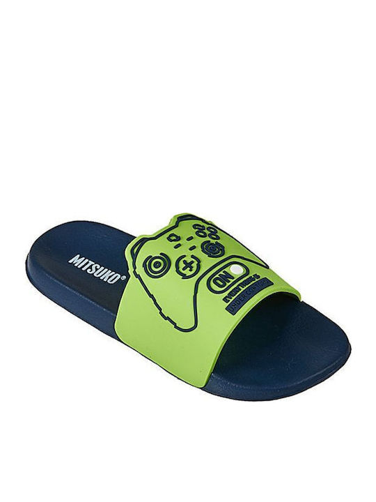 Mitsuko Kids' Slides Green