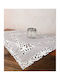 Silk Fashion Checkered Cut White 85x85cm