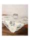 Silk Fashion Checkered Cut Yellow 135x135cm
