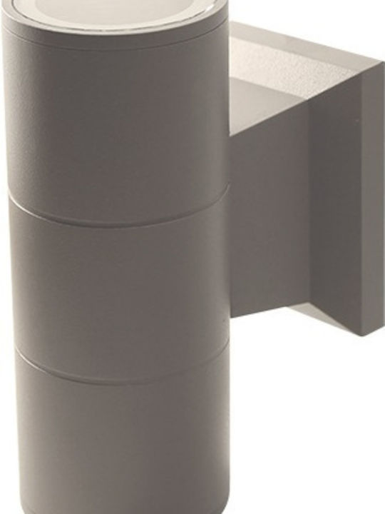 Power Led Wall-Mounted Outdoor Spot Light GU10 IP65 Double Beam