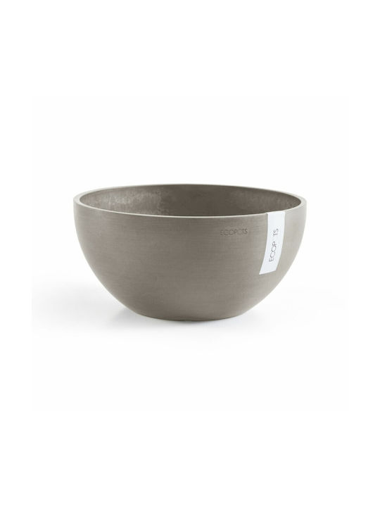 Ecopots Brussels Γλάστρα Taupe 35x16.5cm