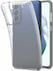 Back Cover Σιλικόνης / Tempered Glass 1mm Διάφανο (Galaxy S21 FE 5G)