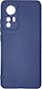 Back Cover Σιλικόνης / Υφασμάτινο Navy Μπλε (Xiaomi 12 Pro)