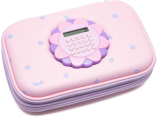Yolo Pink Pencil Case with Calculator