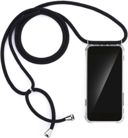 Back Cover Silicone with Strap Transparent (Galaxy A20e)