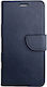 Leather Buchen Sie Synthetisches Leder / Silikon Blau (Samsung Galaxy A04)