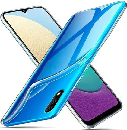 Galaxy A02 Back Cover Σιλικόνης Διάφανο (Samsung Galaxy A02 A022F)