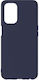 Umschlag Rückseite Kunststoff / Silikon Blau (Moto G22)