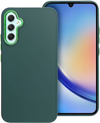 Umschlag Rückseite Silikon Grün (Galaxy A34) 43826