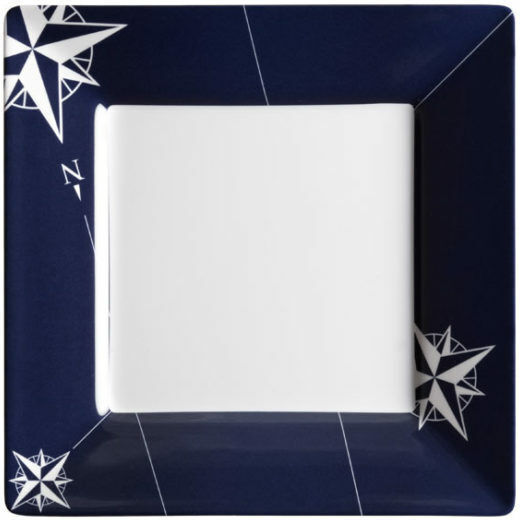 Marine Business Northwind Desert Serving Plate Square Made of Melamine Multicolour 21x21cm 6 Pieces
