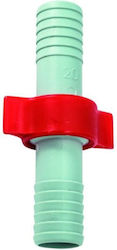 Ipierre 3007S Hose Pipe Connector with Switch 25x25.4x25mm Ipierre 3007S Hose Pipe Connector with Switch 25x25.4x25mm