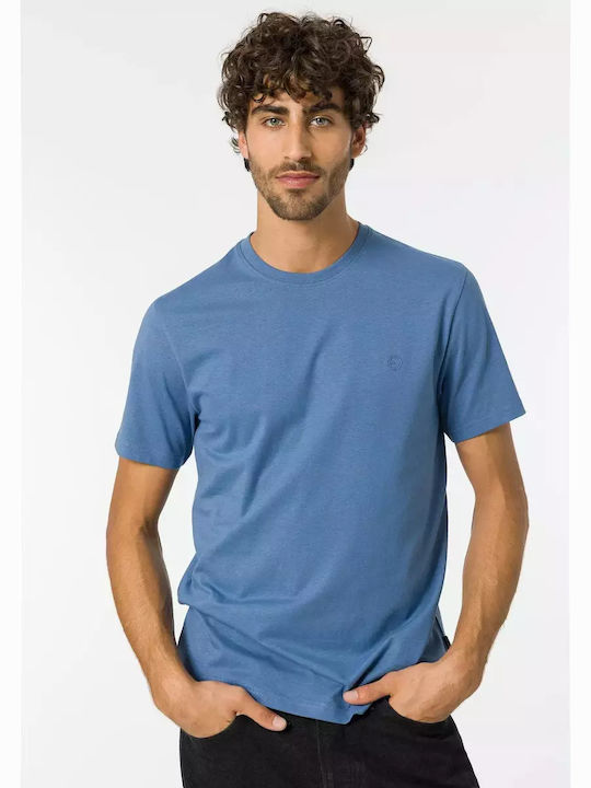 Tiffosi Herren T-Shirt Kurzarm Blau