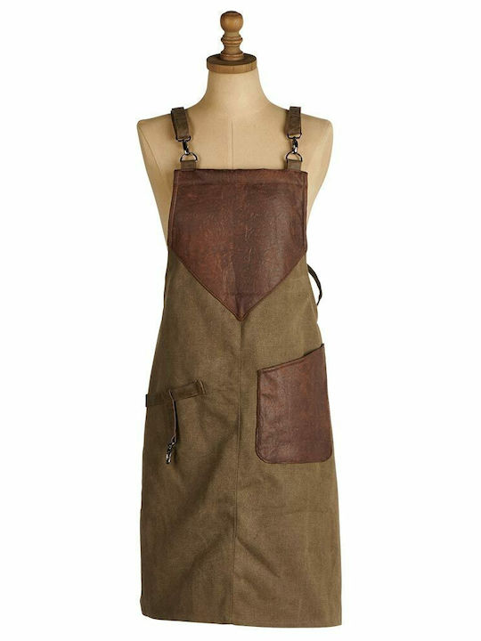 Country Casa Apron Brown 85x87cm