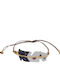 Sava Jewellery Damen Armband Makramee aus Kabel mit Perlen