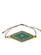 Sava Jewellery Damen Armband Makramee aus Kabel mit Perlen