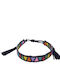 Sava Jewellery Damen Armband Makramee aus Kabel mit Perlen