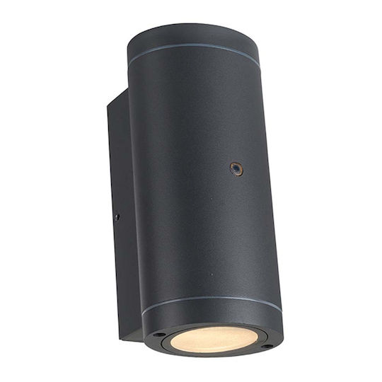 123led Επιτοίχιο Εξωτερικό Σποτ GU10 IP44 Διπλής Δέσμης