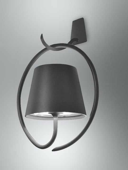 Zafferano Wall-Mounted Outdoor Hat Light LED IP54 2.2W 19.8x11εκ.