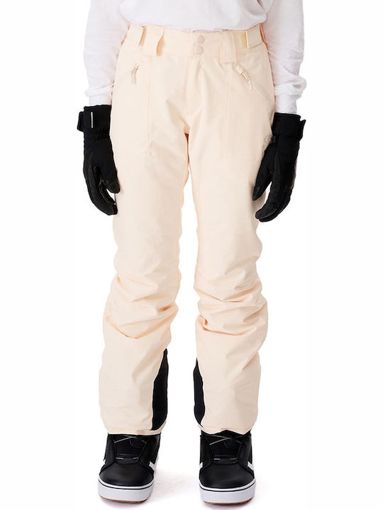 Rip Curl Rider 004WOU-0003 Γυναικείο Παντελόνι Σκι & Snowboard Μπεζ