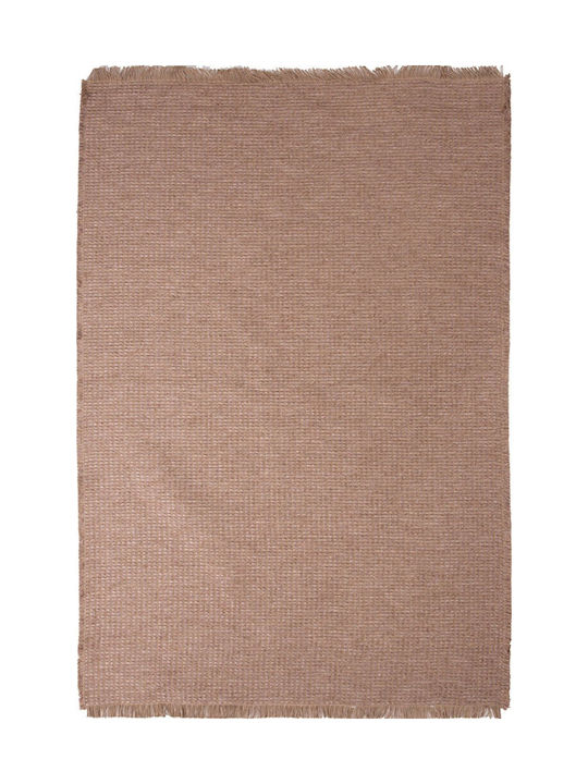 Royal Carpet Elise 3652 Χαλί Ορθογώνιο Καλοκαιρινό Ψάθινο με Κρόσια 02 Brown