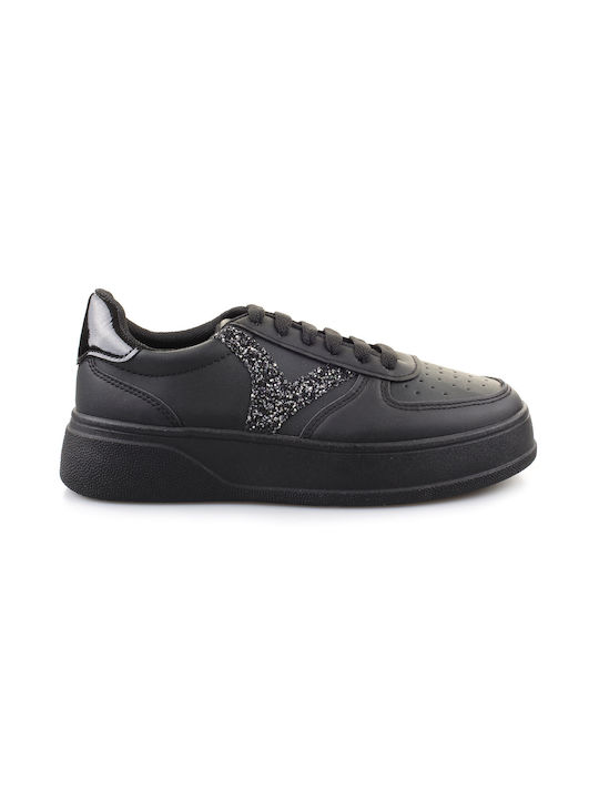 Fshoes Damen Sneakers Schwarz