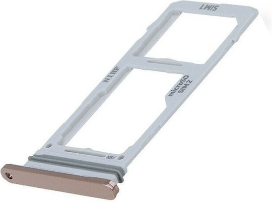 Υποδοχή Κάρτας Sim Υποδοχή Κάρτας Dual SIM SD SIM Tray Μπεζ για Galaxy Note 20 Ultra