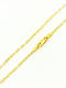 PS Silver Fußarmband aus 14K Gold 27cm