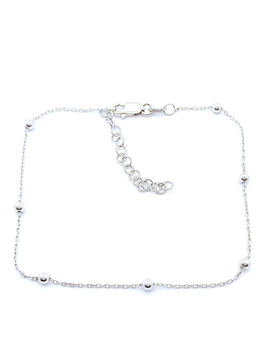 PS Silver Armband Fußkettchen Kette aus Silber Vergoldet