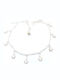PS Silver Fußarmband aus Silber 24cm