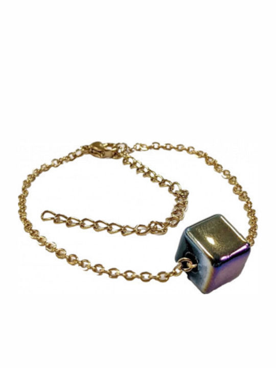 Tatu Moyo Gold Plated Steel Anklet Chain