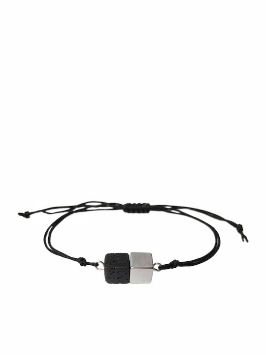 Kostibas Fashion Ανδρικό Βραχιόλι Μακραμέ από Κορδόνι