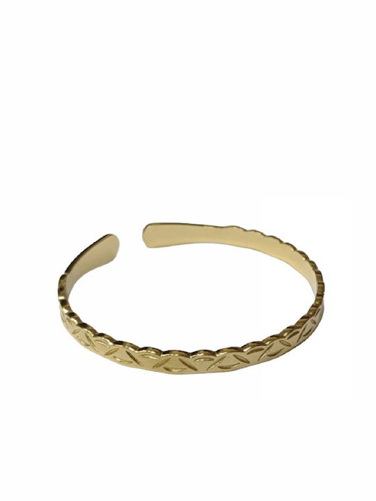 Kostibas Fashion Bracelet Handcuffs made of Steel Gold Plated