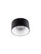 Kanlux Round Metallic Recessed Spot with Socket GU10 Black 1pcs