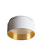 Kanlux Round Metallic Recessed Spot with Socket GU10 White 1pcs