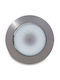Arapidis Rund Metallisch Einbau Spot mit Fassung E27 Silber 80x80cm. 1Stück