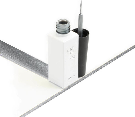 GEL.IT.UP Line.It.Up Dekorative Lacke für Nägel in Silber Farbe 1Stück