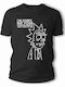Frisky T-shirt Rick And Morty I'm Sorry σε Μαύρο χρώμα