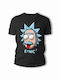 Frisky T-shirt Rick And Morty einstein emc σε Μαύρο χρώμα