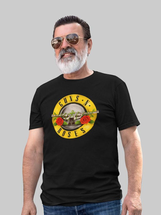 TKT T-shirt Guns N' Roses Schwarz Baumwolle gnr-logo-ts-bl-xxl