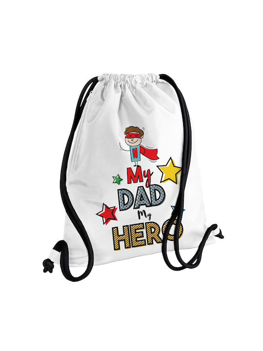 Koupakoupa My Dad Gym Backpack White