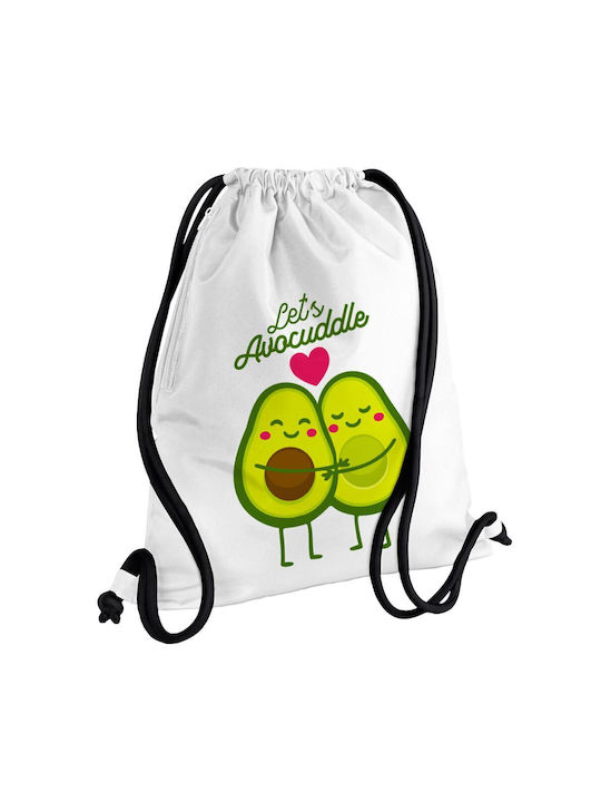 Koupakoupa Let's Avocuddle Gym Backpack White