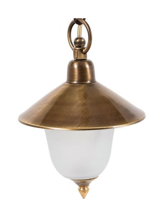 Lido Outdoor Hanging Ceiling Light in Bronze Color 105946