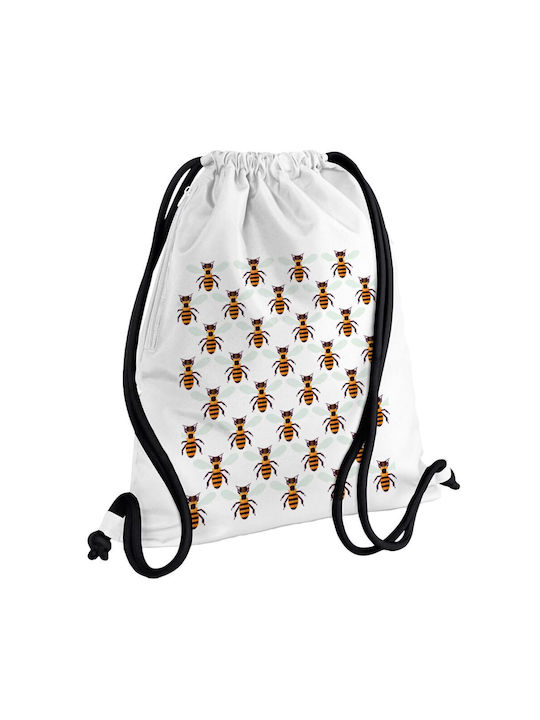 Koupakoupa Μελισσούλες Gym Backpack White